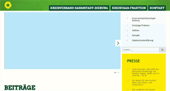 Desktop Screenshot of gruene-dadi.de
